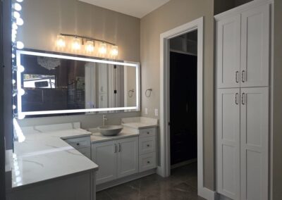 Quartz Bathroom with Vessel sink